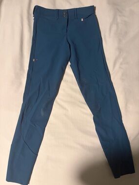 Girls 14 Blue For Horses breeches